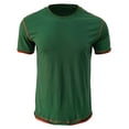 thumbnail image 4 of adviicd Chemises de Golf pour Hommes T-Shirt Col Rond Manches Courtes Été Décontracté Vert,L, 4 of 5