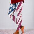 thumbnail image 5 of Pimfylm Yoga Pants Flare for Women's American 4Th of July Leggings(Red,XL), 5 of 6