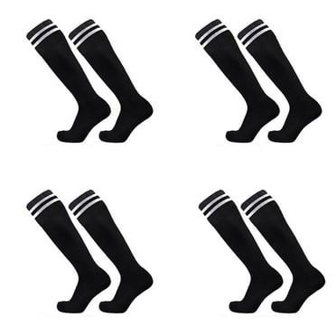 AUQ Soccer Socks,Thick Terry Bottom Youth Soccer Socks,Elastic Ribbed Cuff Football Socks