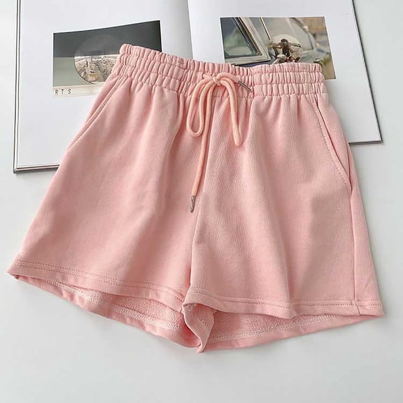 Zorckvet Plus Size Shorts for Women Elastic Waist Beach Casual Comfort Wide Leg Ladies Short