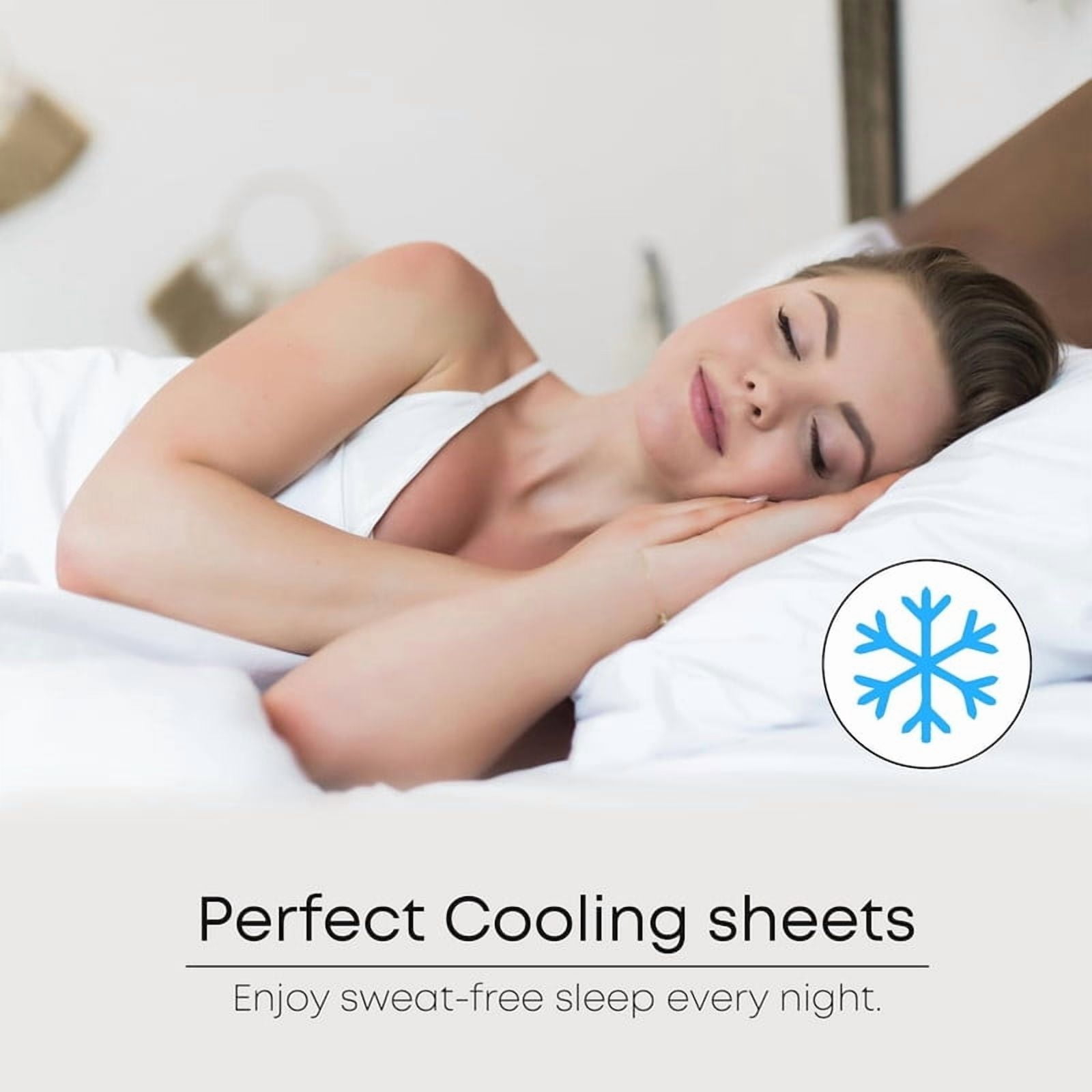 100% Bamboo California King Sheet Set - Ultra Soft, Breathable & Cooling, Ideal for Hot Sleepers, 16" Deep Pocket, Hotel Luxury Bedding (Bahamas Blue)