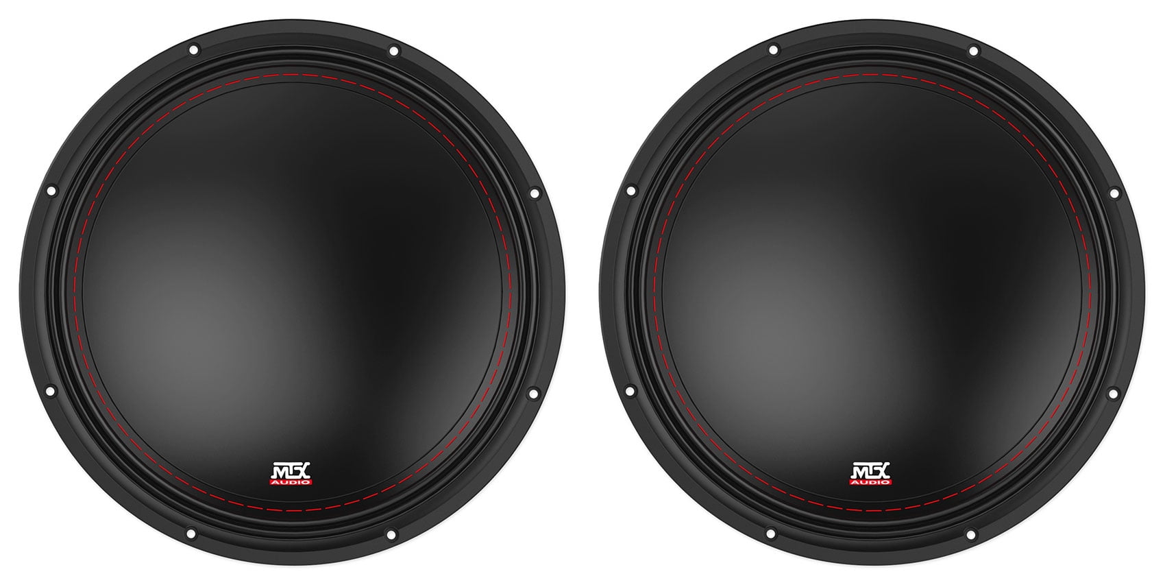MTX S6510-44 DUAL 4 OHM 10" SQUARE SUBWOOFER 500 WATTS RMS FREE SHIPPING 