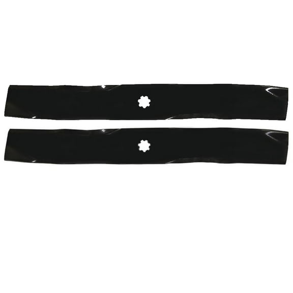 AM112991 Qty 2: Mulching Blade
 Fits John Deere 108 111 111H 112L 116 116H 130