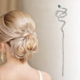 thumbnail image 2 of Ofertas Únicas 1 Pc Palillo para el Cabello en Forma de Serpiente para Mujeres Tono Plateado, 2 of 5