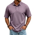 thumbnail image 2 of Polo Shirts for Men Summer Short Sleeve T Shirts Classic Fit Moisture Wicking Casual Collared Tee Tops, 2 of 7