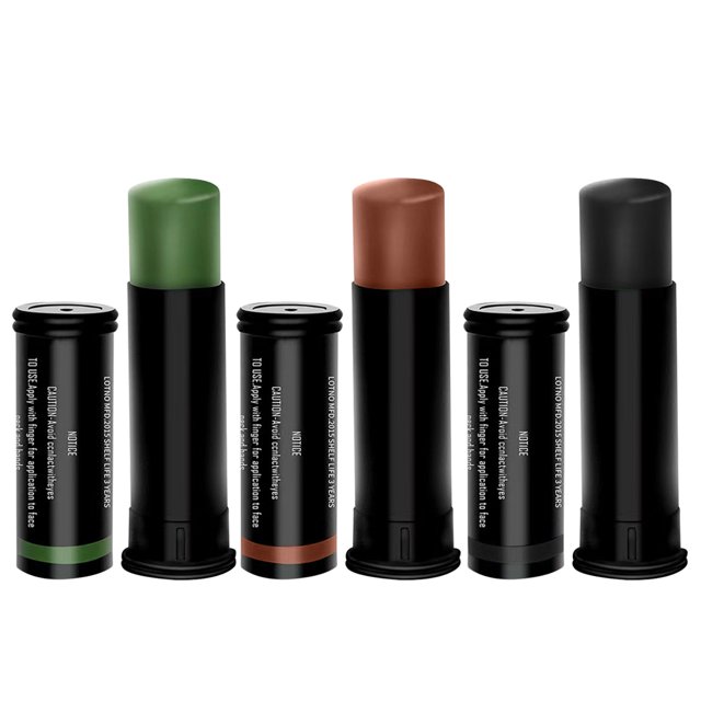 Cremas de camuflaje al aire libre Ehuebsd 6 piezas Pintura facial camuflaje