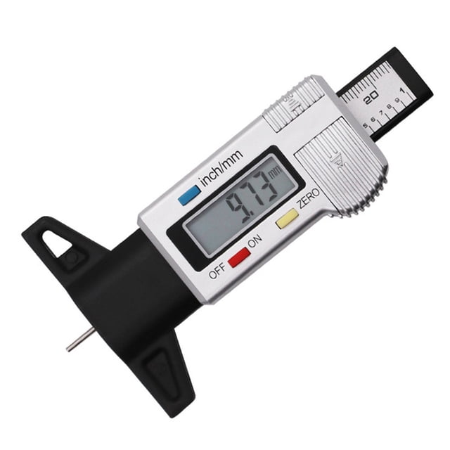 Digital Tire Tread Depth Gauge CarTire Wear Detection Electronic Vernier Caliper
