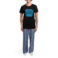 thumbnail image 4 of CafePress - Professor Profession Funny Typography Quot Pajamas - Women's Short Sleeve Print T-Shirt and Pants Dark Cotton Pajama Set, 4 of 7