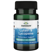 Swanson Lutein and Lycopene Antioxidant Formula 30 Softgels.