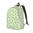 thumbnail image 2 of Yiaed Green Avocado Print Backpack, Premium Laptop Backpack, Travel Backpack for Women, Lightweight Backpacks, Comfortable Back Pack-Medium, 2 of 5