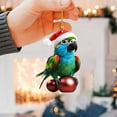 thumbnail image 4 of Christmas Hanging Acrylic Cartoon Parrot Modeling Christmas Tree Hanging Decorations Festive Home Decoration Supplies Hangs Home Decor, 4 of 7