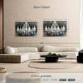 thumbnail image 4 of Elephant Stock Grunge Crystal Chandelier Wall Art - Horizontal Canvas Wall Art - Living Room Wall Decor - Decor Elements Canvas - Gray And Black Decor - 51" x 34", 4 of 8