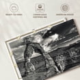 thumbnail image 6 of Elephant Stock Delicate Arch Bw Wall Art - Horizontal Canvas Wall Art - Living Room Wall Decor - Nature Canvas - Black And White Decor - 51" x 34", 6 of 8