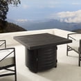 thumbnail image 5 of Fire Sense Yorke Square Aluminum Propane Fire Pit, 5 of 8