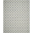 thumbnail image 2 of SAFAVIEH Cambridge Leonard Geometric Wool Area Rug, Silver/Ivory, 8' x 10', 2 of 7