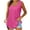 Tank Tops for Women Plus Size-Pink, variant on Homenesgenics Tank Tops for Women Women's Fashion Solid Color Square Neck Comfortable Loose T-Shirt Sleeveless Blouse Casual Tops Pink XXL