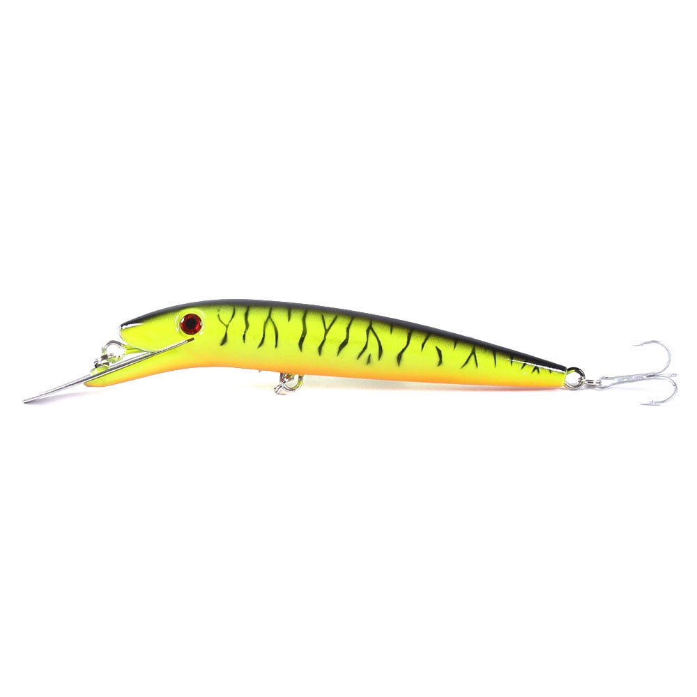 HENGJIA Fishing Deep Diving Fishing Lures Swimbait Large Sinking Minnow Lure Saltwater Jerkbait Lure 5Pcs/kit, 1.59oz/7.76in