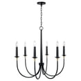 thumbnail image 2 of 6 Light Chandelier In Transitional Style-28.75 Inches Tall And 30.5 Inches Wide     -Traditional Installation Capital Lighting 445661Kb, 2 of 4