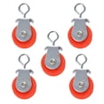 thumbnail image 2 of 5pcs Single Wheel Swivel Lifting Rope Pulley Rope Red, 2 of 8