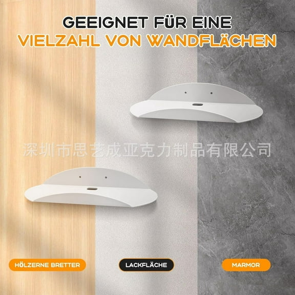 GUIYONG 2pcs Kids Monitor Floating Shelves Wall Mounted Storage Wall Display Ledges Floating Shelves For Kitchen Bathroom Living Room Bedroom Nursery