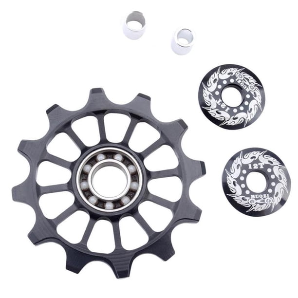 12 Tooth MTB Ceramic Bearings Jockey Wheel Pulley Road Bicycle Bike