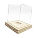 thumbnail image 4 of Vitrina de béisbol, vitrina de recuerdos, acrílico, resistente al polvo, base de madera, transparente, caja de almacenamiento para guardar artículos d, 4 of 9
