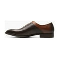 thumbnail image 5 of Men's Stacy Adams Halloway Plain Toe Oxford Shoes Leather Brown Multi 25585-249, 5 of 7