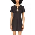 thumbnail image 2 of MICHAEL Michael Kors Womens Lace Up Mod Dress Size 6 Black, 2 of 4
