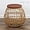 Natural, variant on Rutledge & King Rattan Wood Top Table - Enderly Side Tables - End Tables Living Room and Bedroom - Boho Nightstand - Round End Table with Wood Top - Rattan Nightstand - Round Accent Table