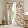 thumbnail image 3 of Manfei Leopard Print Black Out Curtains,Jungle Animal Curtains Pack of 2 (42x63 Each),Brown Cheetah Hide Bedroom Curtains For Girls Boys,Breathable Home Decor, 3 of 6