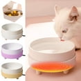 thumbnail image 2 of ACDANC Electric Heated Water Bowl for Cats Dogs Pet Water Dish Pet Feeder Bowl, 2 of 4