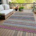 thumbnail image 5 of Addison Rugs Chantille Indoor/Outdoor Transitional Stripes Taupe Washable Rectangle Rug, 3' x 5', 5 of 5