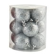 thumbnail image 2 of SHENGXINY 12PCS Christmas Tree Ornaments Balls with Hanging Rings Bright Colorful Decorations for Home,Indoor,Outdoor,Party,Birthday,Festival Ambiance Decoration 0.78Inch Silver, 2 of 6