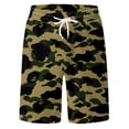 thumbnail image 2 of Aayomet Mens Swimming Trunks With Compression Liner Sports Beach Pants With Pockets (AG, M), 2 of 4