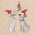 thumbnail image 6 of Linum Home Textiles Christmas Cute Couple Embroidered Turkish Cotton Hand Towel - Set of 2, 6 of 7