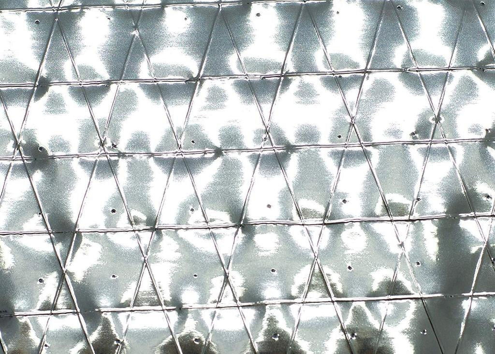 US Energy Products 2000sqft (4ft x 500ft) Diamond Radiant Barrier Solar Attic Foil Reflective Insulation Reflective Aluminum Breathable Attic Roof Foil  BLOCKs 99% of Heat / 99% RF Signals SCIF RFID
