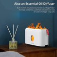 thumbnail image 3 of Small Humidifier for Bedroom, UBIUO Cool Mist Humidifier with Essential Oils, Quiet Flame Air Humidifier for Baby Home Office Living Room, Waterless A, 3 of 5