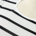thumbnail image 6 of Women Fashion Casual Striped Print Round Neck Sleeveless Pocket Long Dress Daily Wear Dresses for Women Denim Dresses Women Short Sleeve Fashion Women Casual Dresses plus Size Womens Dresses Dress, 6 of 6