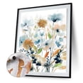 thumbnail image 3 of Acrílico 1 flor pintura al óleo por números Kit DIY pintura lienzo sin marco azul FLhrweasw Nuevo, 3 of 9