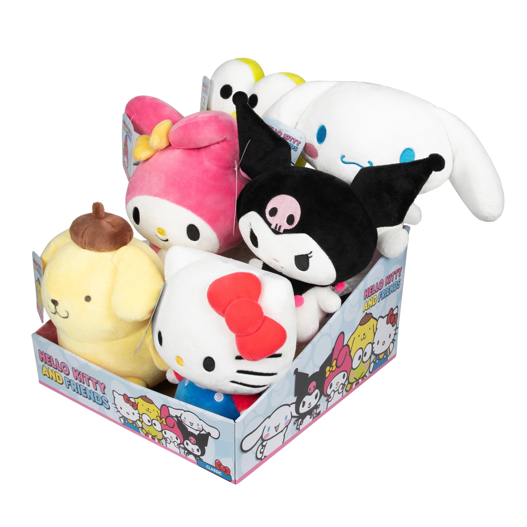 Hello Kitty & Friends Classic 8" Plush Assortment – 1 Random, Styles May Vary
