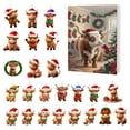 thumbnail image 1 of Calendario de Adviento de Vaca Navideña 2025 | Adorno Colgante de 24 Días de Navidad | Adorables Colgantes Sorpresa con Forma de Toro | Decoraciones Acrílicas Seguras | Soporte de Exhibición Multifun, 1 of 4