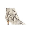 thumbnail image 2 of Vince Camuto Women's Leather Snake PrintMerrie Ankle Boots Beige Size 5 1/2, 2 of 3