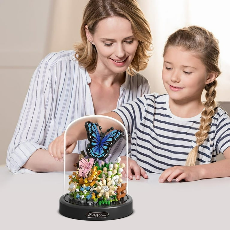 YTIANMI Flower Bouquet Building Set, 530 Pieces Micro Bricks