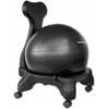 Isokinetics Inc. Balance Exercise Ball Chair - Standard or "Tall Boy" (Exclusive) Frame Height - Choice of Ball Color -