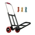 thumbnail image 3 of jiaping Folding Hand Truck Hand Cart Utility Carts Carrier with 3 Elastic Ropes Portable, 3 of 7