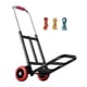 thumbnail image 3 of Carro de mano plegable, carro de mano, mango telescópico ligero, carro de construcción sólida, carro de equipaje, máx. 154lb para llevar compras kusrkot camión plegable, 3 of 7