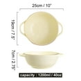 thumbnail image 3 of Qeeadeea Ramen Bowl Instant Noodles Ceramic, 1200ml Soup Bowls With Handles Microwave Safe, Large Soup Bowl For Eating-white-1200ml 40oz, 3 of 7