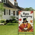thumbnail image 4 of Fall Happy Thanksgiving Turkey Fall Garden Flags 28"x40” Double Side,Small Yard Flags for Outside,Outdoor Fall Decor,Autumn Funny Garden Flag Yard Decoration, 4 of 5