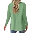 thumbnail image 6 of Baberdicy Women's Lightweight Suit Jacket Open Front Blazer for Women - Business Casual Spring Summer Cardigan Coat - Thin Work Office Jacket (S-XXXL) (Mint Green | XL), 6 of 6