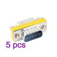 thumbnail image 1 of 3 x 1.8 x 1.3CM 9 Pin RS-232 DB9 Macho a Macho Cable Serie Adaptador de Acoplador Cambiador de Género Methold PJ5873-00×5, 1 of 2